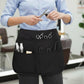 Utility Waist Apron with Adjustable Buckle Strap and Multiple Front Pockets for Kitchen Work and Crafts
