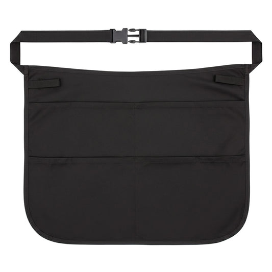 Utility Waist Apron with Adjustable Buckle Strap and Multiple Front Pockets for Kitchen Work and Crafts