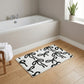 Tufted Abstract Bow Accent Mat Decorative Floor and Tabletop Decoration