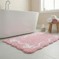 Tufted Abstract Bow Accent Mat Decorative Floor and Tabletop Decoration