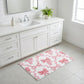 Tufted Abstract Bow Accent Mat Decorative Floor and Tabletop Decoration