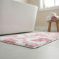Tufted Abstract Bow Accent Mat Decorative Floor and Tabletop Decoration
