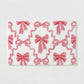 Tufted Abstract Bow Accent Mat Decorative Floor and Tabletop Decoration