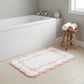 Tufted Abstract Bow Accent Mat Decorative Floor and Tabletop Decoration
