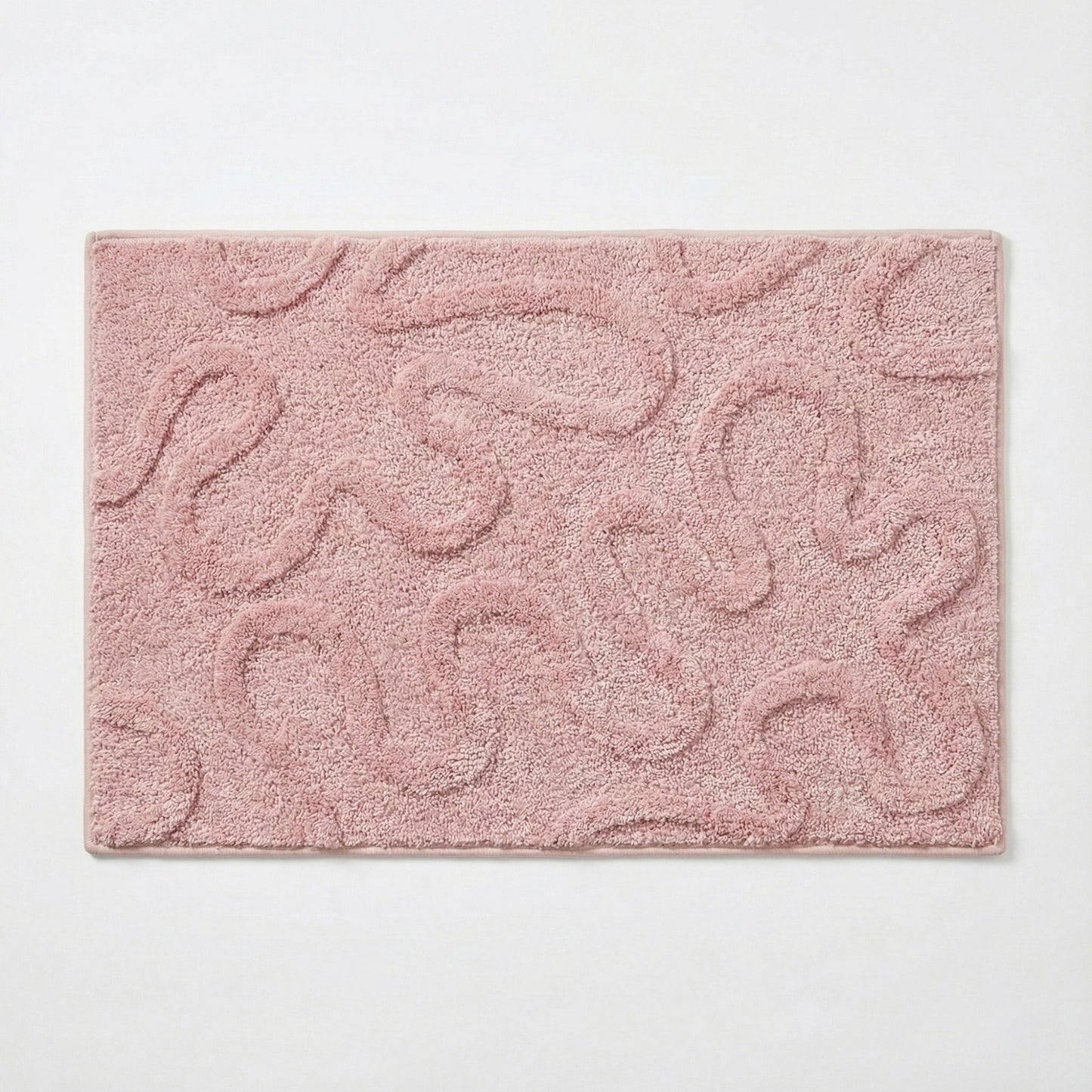 Valentine Tufted Abstract Swirl Accent Mat Soft High Pile Decorative Floor Decoration