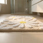 Valentine Tufted Floral Accent Mat Soft High Pile Decorative Floor Decoration