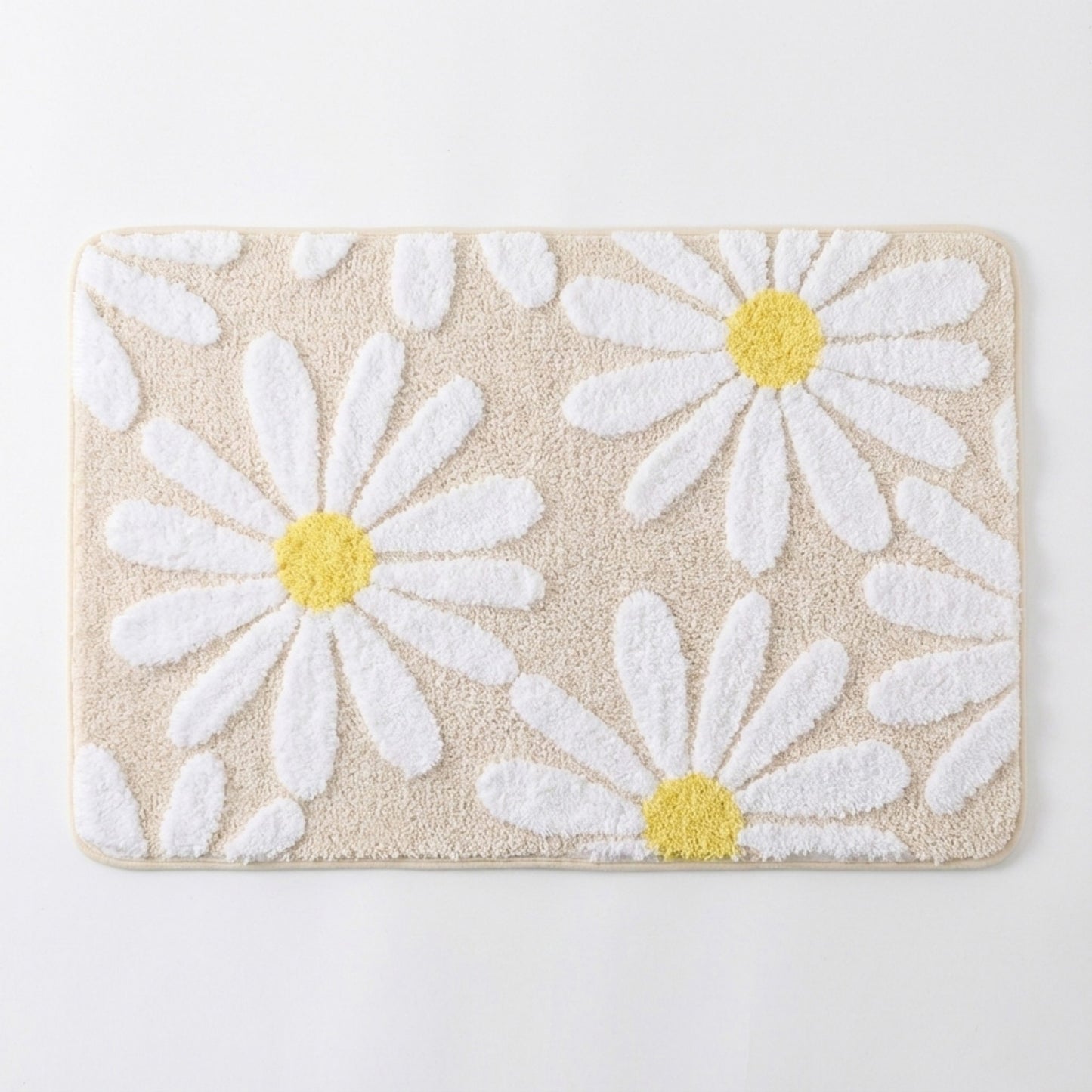 Valentine Tufted Floral Accent Mat Soft High Pile Decorative Floor Decoration