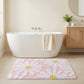 Valentine Tufted Floral Accent Mat Soft High Pile Decorative Floor Decoration