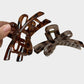 Womens Bow Style Hair Claw Clips Three Pack Medium Size