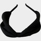 Womens Fabric Bow Headbands Two Pack Soft Structured Headband Set
