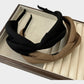Womens Fabric Bow Headbands Two Pack Soft Structured Headband Set