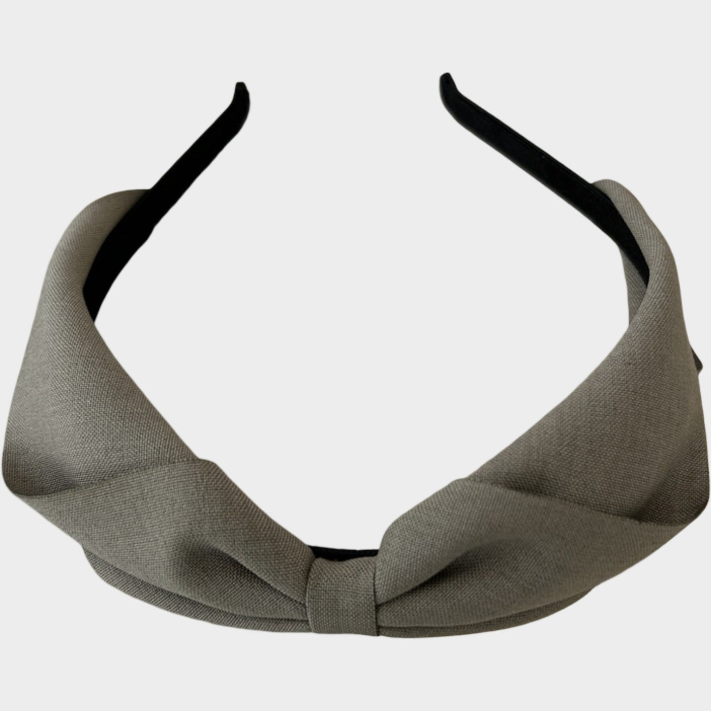 Womens Fabric Bow Headbands Two Pack Soft Structured Headband Set