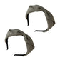 Womens Fabric Bow Headbands Two Pack Soft Structured Headband Set