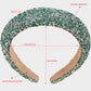 Womens Rhinestone Padded Headbands Two Pack Wide Sparkle Hair Accessories