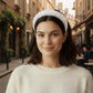 Womens Rhinestone Padded Headbands Two Pack Wide Sparkle Hair Accessories
