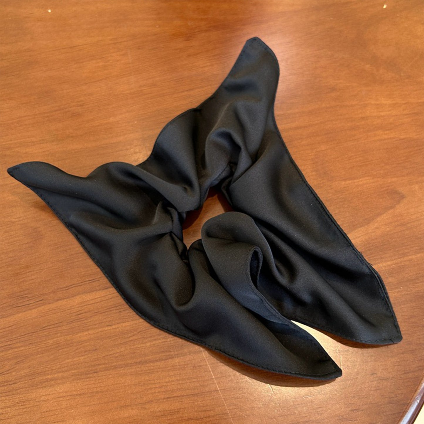 2 Pack Satin Scrunchies Soft Hair Ties with Elegant Finish