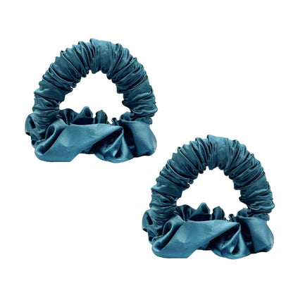 Heatless Curling Scrunchies 2-Piece Set Soft Satin Hair Curling Tool