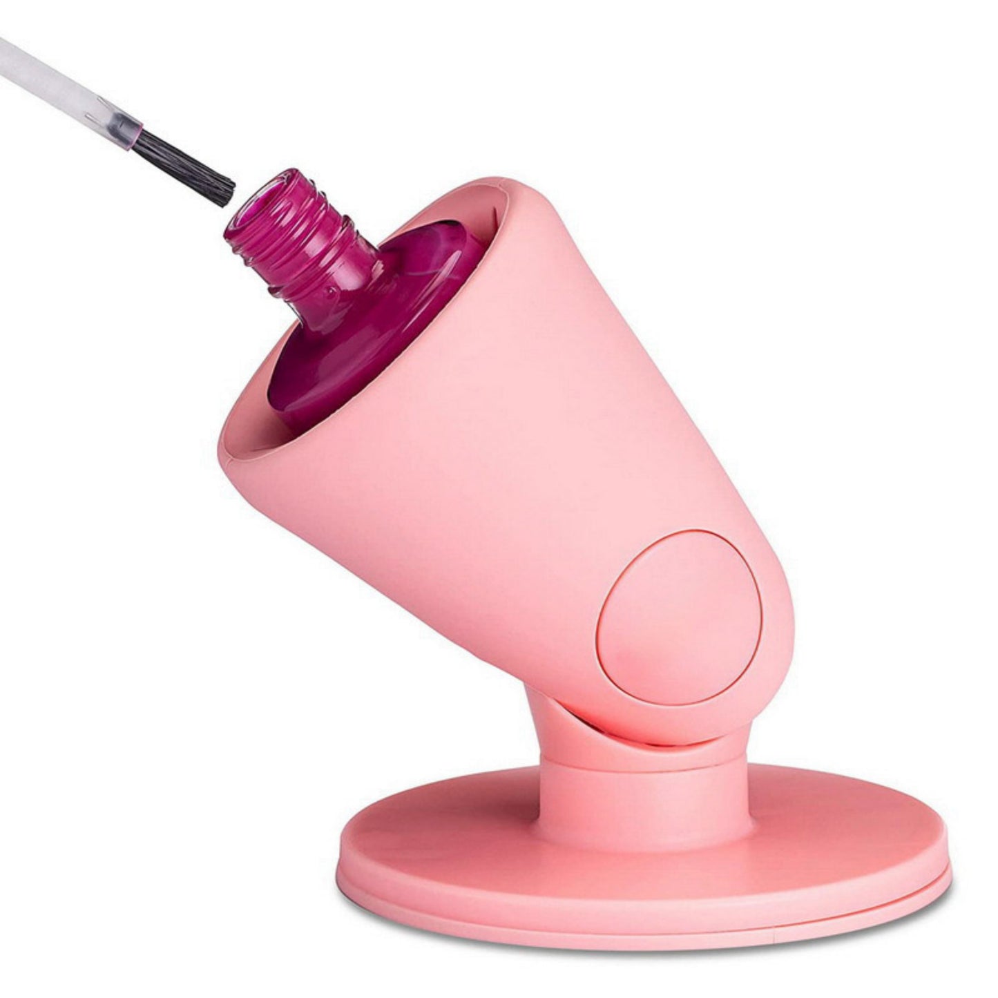 Suction Nail Polish Holder with Adjustable Tilt Design