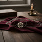 Floral Chain Belt with Layered Delicate Chains and Sculpted Flower Accent