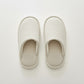 Closed Toe Slide House Slippers with Woven Texture Upper and Cushioned Footbed
