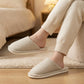 Closed Toe Slide House Slippers with Woven Texture Upper and Cushioned Footbed