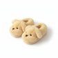 Plush Dog Mule House Slippers with Soft Sculpted Face and Cushioned Sole