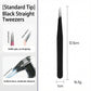 Precision Tweezers Set with Straight and Angled Tips for Hair Removal and Grooming