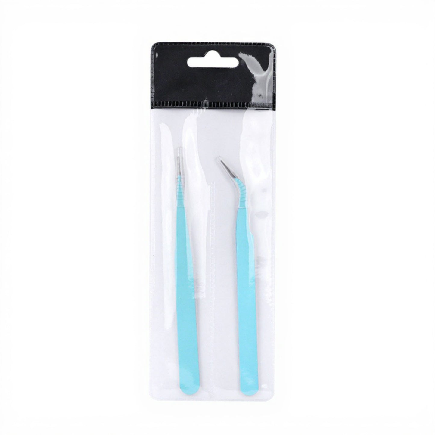 Precision Tweezers Set with Straight and Angled Tips for Hair Removal and Grooming