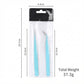 Precision Tweezers Set with Straight and Angled Tips for Hair Removal and Grooming