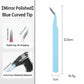 Precision Tweezers Set with Straight and Angled Tips for Hair Removal and Grooming