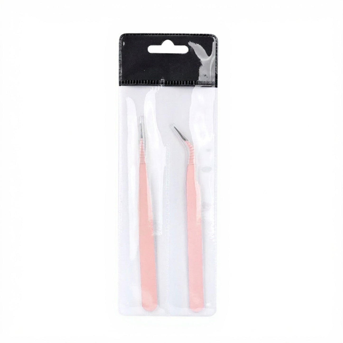 Precision Tweezers Set with Straight and Angled Tips for Hair Removal and Grooming