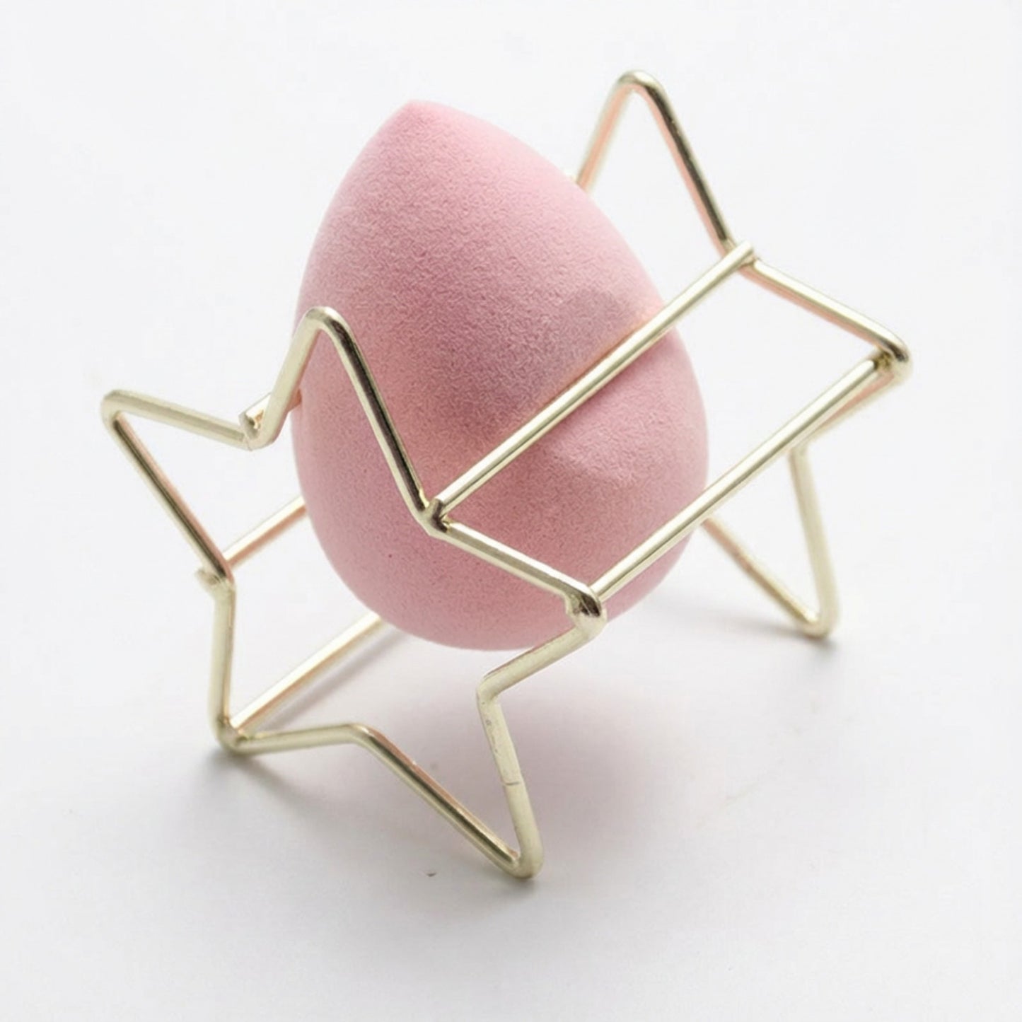 Star Shaped Beauty Sponge Holder Set of 6 Makeup Blender Drying and Storage Stands