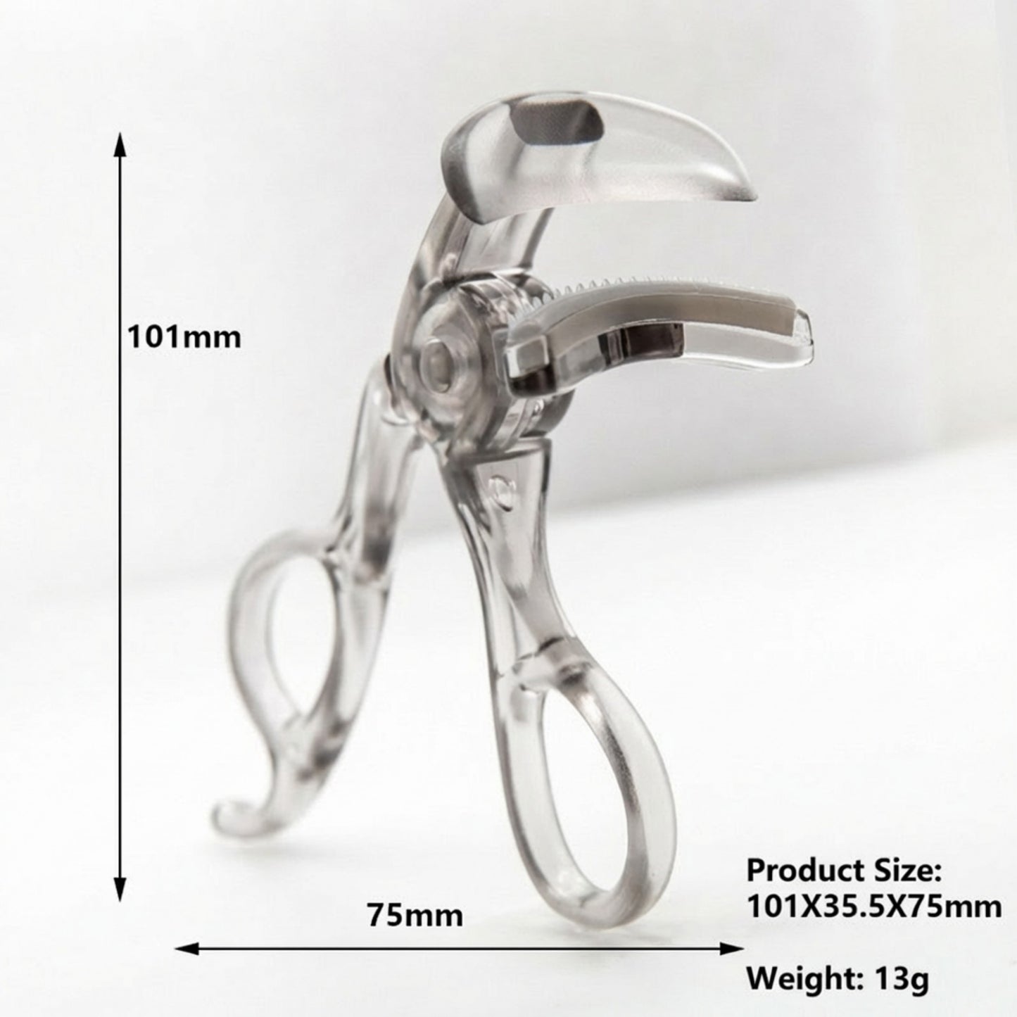 Eyelash Curler 3pcs Set with Ergonomic Handle and Gentle Curling Design