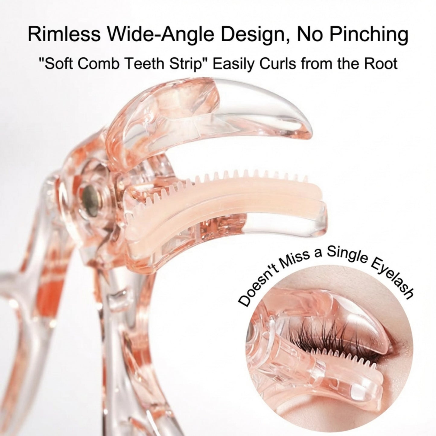 Eyelash Curler 3pcs Set with Ergonomic Handle and Gentle Curling Design