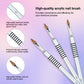 3-Piece Nail Art Brush Set with Pointed Detail Tips for Acrylic Gel Application and Precision Design