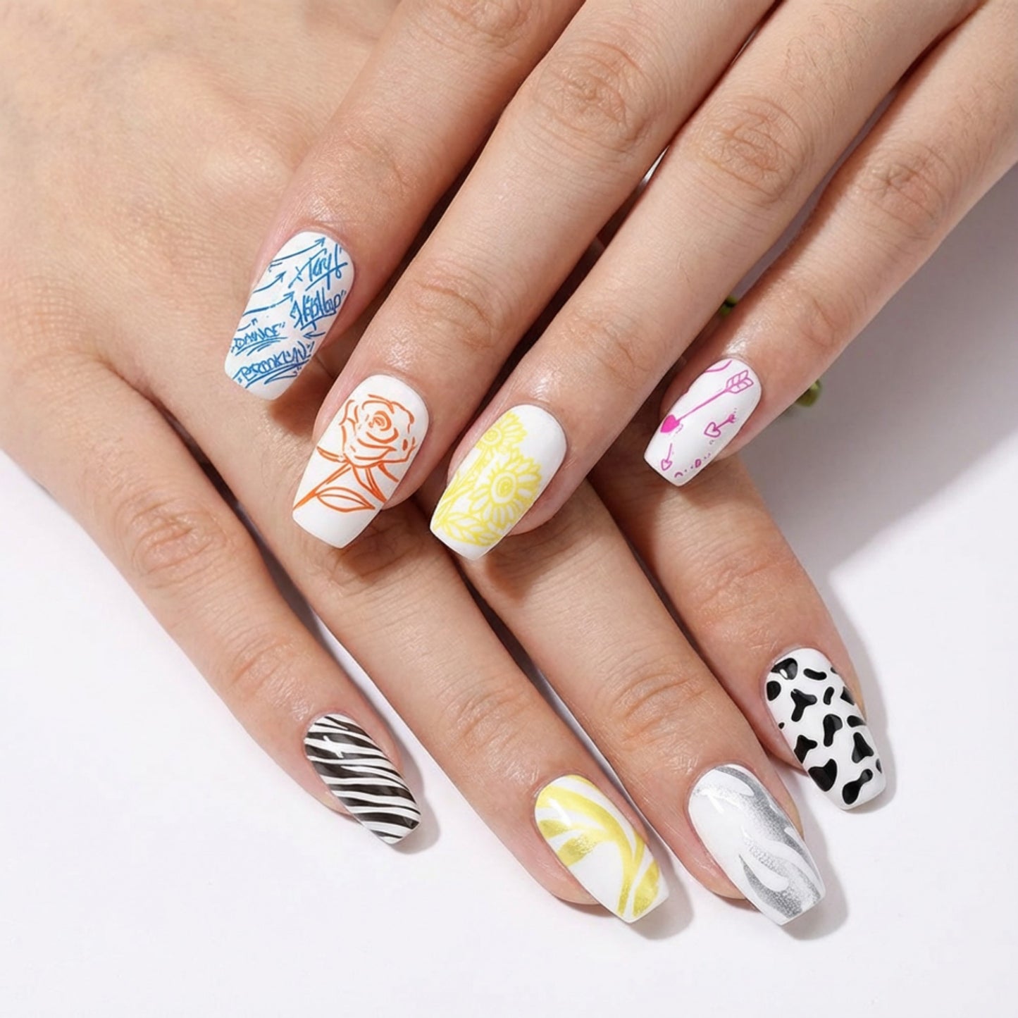 12-Piece Nail Art Marker Set with Precision Fine Tip Pens for Detailed Nail Design and Creative Manicures
