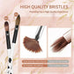 3-Piece Nail Art Brush Set with Smooth Acrylic Handles and Precision Tips for Gel Acrylic and Nail Design