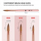 3-Piece Nail Art Brush Set with Acrylic Handles and Precision Tips for Gel and Acrylic Application