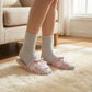 Lounge Women¡¯s Textured Slide Slippers with Valentine Lace Trim Bow Detail and Cushioned Footbed
