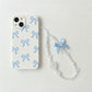 3-PC Star Beaded Phone Charm Strap with Pearl-Style Accent Beads