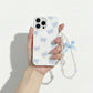 3-PC Star Beaded Phone Charm Strap with Pearl-Style Accent Beads