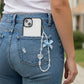 3-PC Star Beaded Phone Charm Strap with Pearl-Style Accent Beads