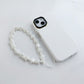3-PC Star Beaded Phone Charm Strap with Pearl-Style Accent Beads