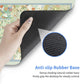 Extended Floral Desk Mouse Pad with Smooth Surface and Anti Slip Rubber Base