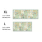 Extended Floral Desk Mouse Pad with Smooth Surface and Anti Slip Rubber Base