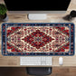 Vintage Pattern Desk Mouse Pad with Smooth Control Surface and Non Slip Rubber Base
