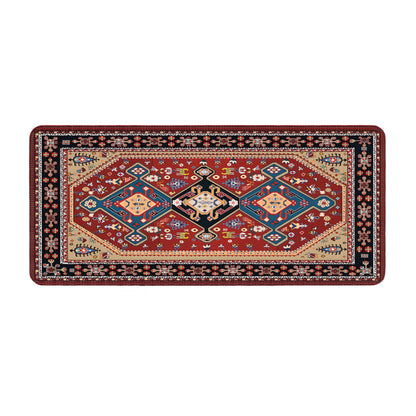 Vintage Pattern Desk Mouse Pad with Smooth Control Surface and Non Slip Rubber Base