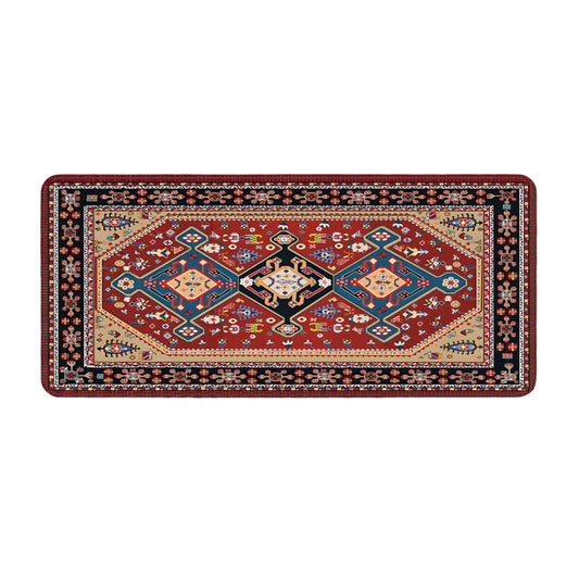 Vintage Pattern Desk Mouse Pad with Smooth Control Surface and Non Slip Rubber Base