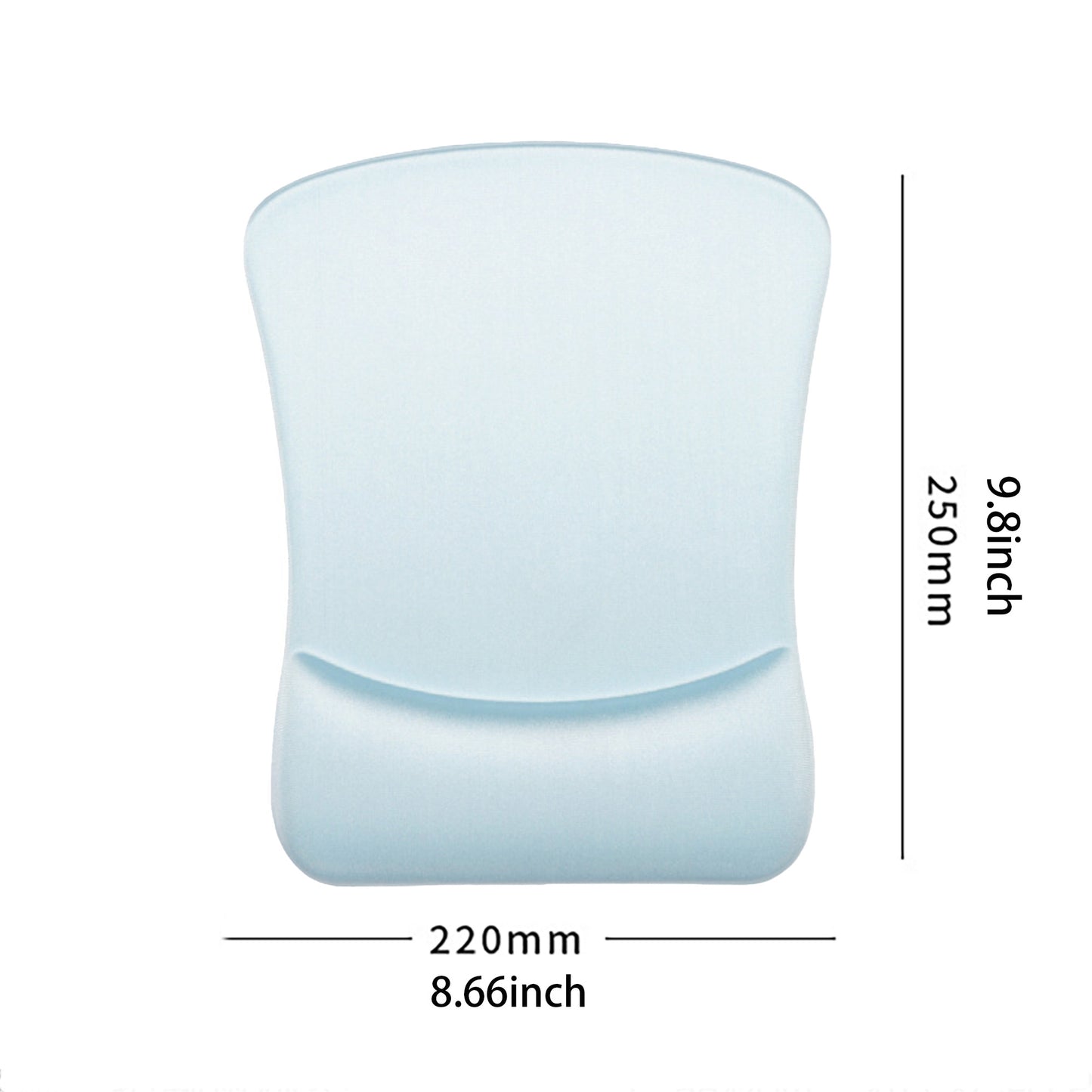 Ergonomic Memory Foam Wrist Support Mouse Pad with Non Slip Base