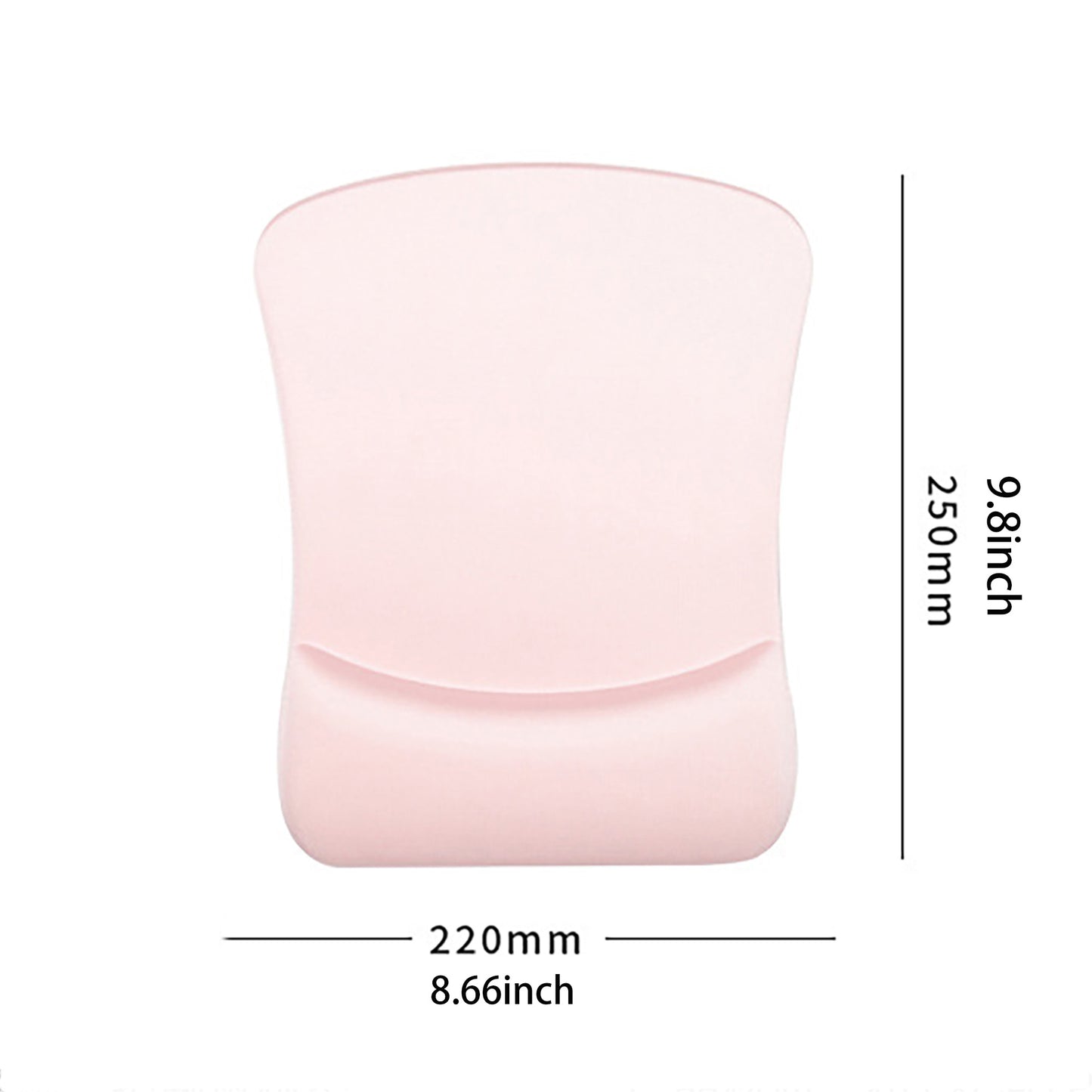 Ergonomic Memory Foam Wrist Support Mouse Pad with Non Slip Base